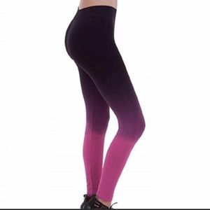 Ombré footless ankle tights/leggings